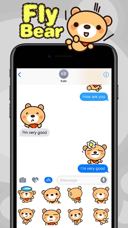 Fly Bear Sticker Pro - Cute & Emotional Stickers