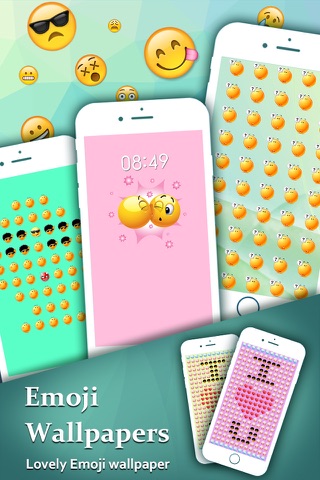 Awesome Emoji Wallpapers Pro - Pimp Your Lock Screen with Cool Emojis Photos screenshot 2