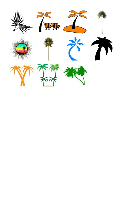 Palm Tree Sticker Pack