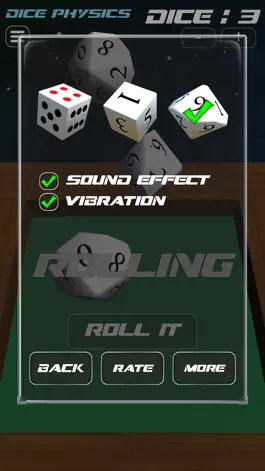 Game screenshot Dice Physics apk