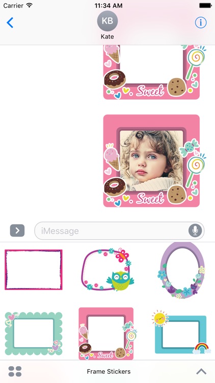 Photo Frame Stickers For iMessage