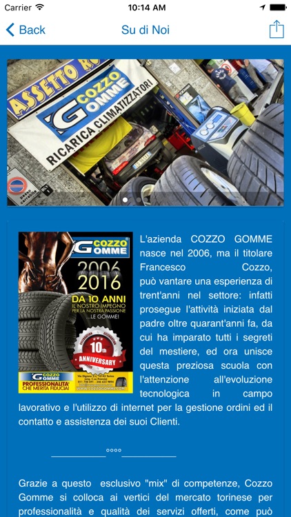 Cozzo Gomme App