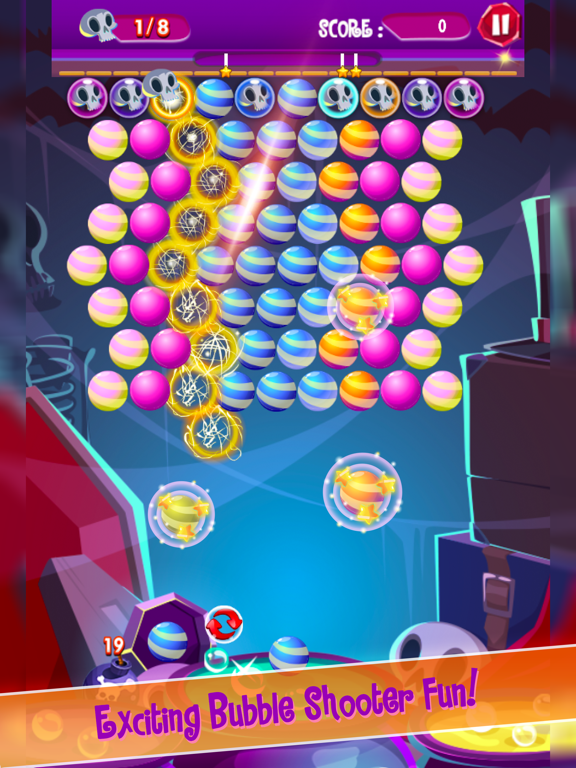 Halloween Bubble Shooter app screenshot 3