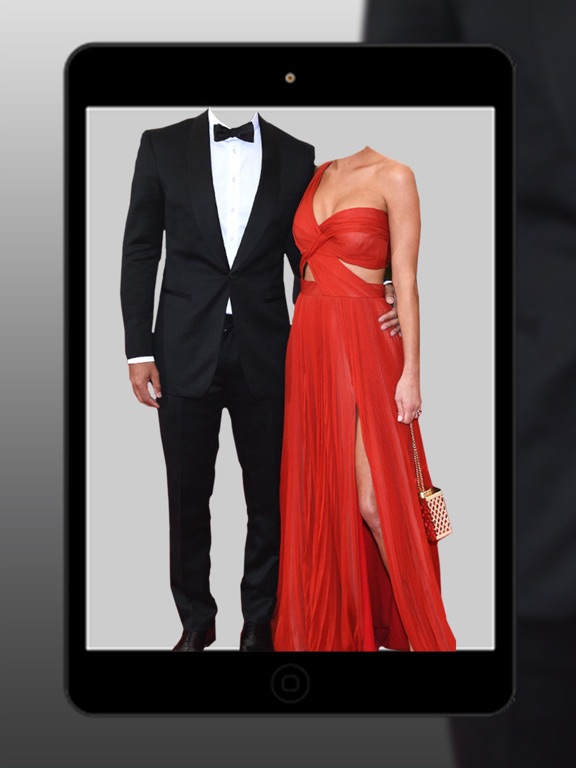 Best Free Couple Suit Photo Montage Editor iPad screenshot
