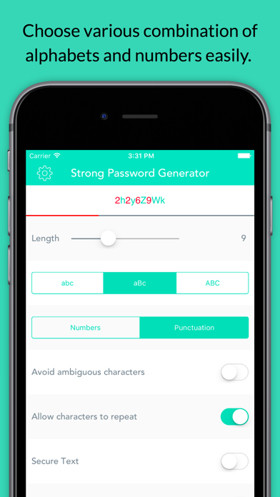 Screenshot #2 pour Password Generator - Secure Password & DIgital Key