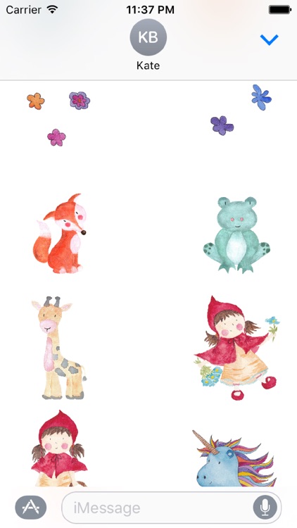 Watercolor Hand-Painted Stickers
