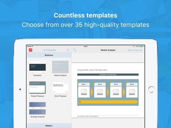Screenshot #4 pour Modèles pour Keynote Professionnel