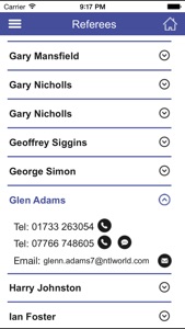 Peterborough & District Football League screenshot #3 for iPhone