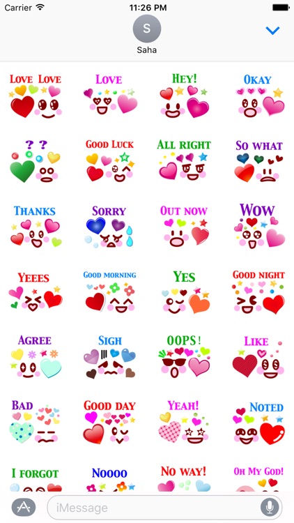 Say It Emotion Stickers