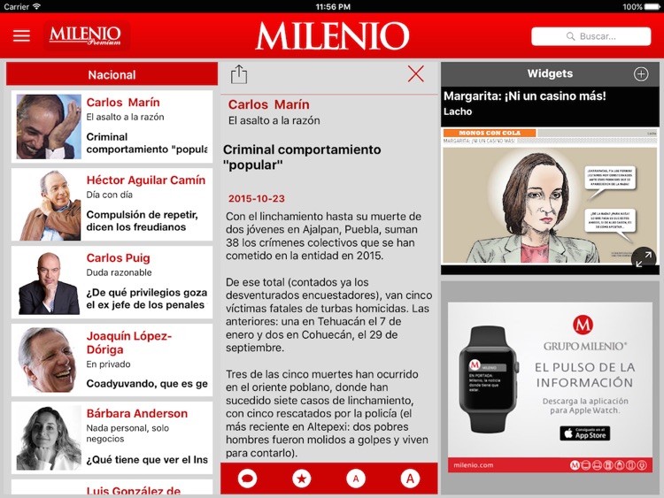 Milenio Impreso screenshot-3