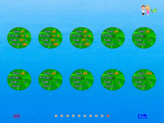 pupils mental arithmetic - fourth semester iPad screenshot