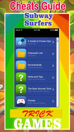 Cheats Guide for Subway Surfers 2 Game screenshot