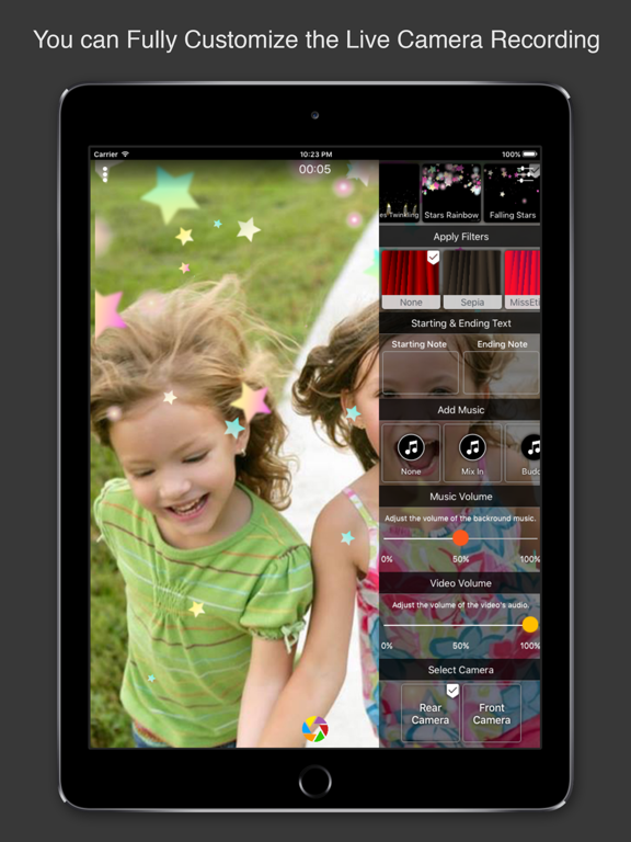 Screenshot #6 pour Live Camera Editor w/ Filters