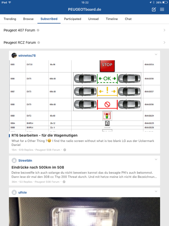 Screenshot #4 pour Peugeotboard - Das Peugeot-Forum