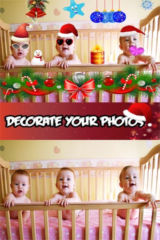 Merry Christmas Funny Emoji Photo Booth camera fx screenshot 2