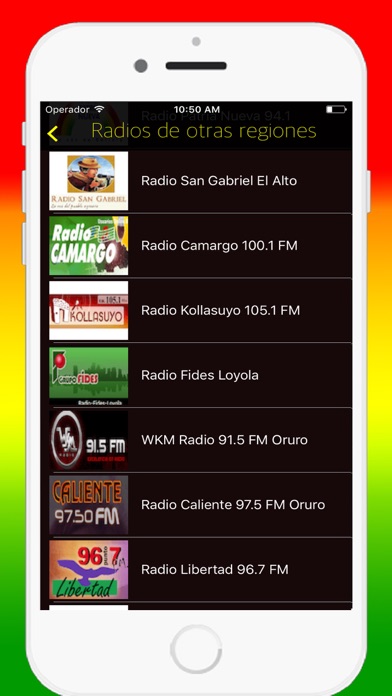 Screenshot 4 of Radios Bolivian - Live Radio Stations Online FM AM App