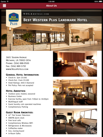 BEST WESTERN PLUS Landmark screenshot 2