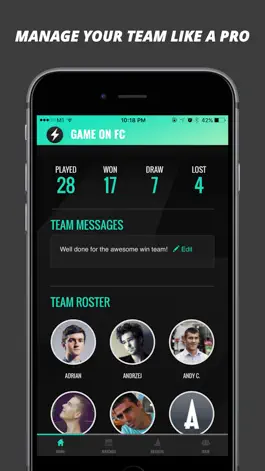 Game screenshot Game On: The Social Network for Team Sports apk