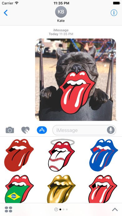 Screenshot #1 pour Rolling Stones Stickers