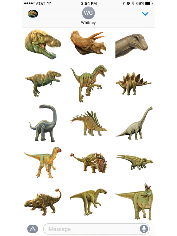 Screenshot #5 pour Dinosaur Stickers from Smithsonian Institution