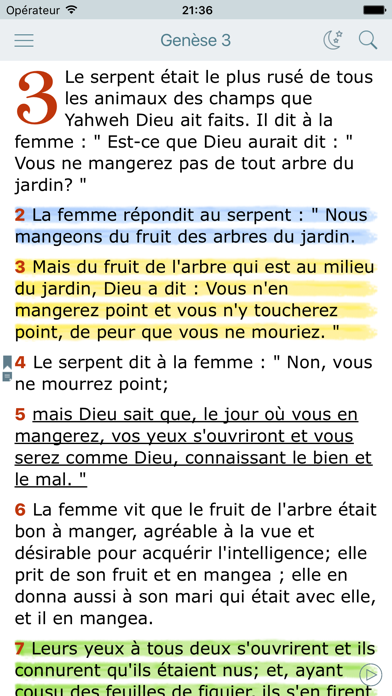 Screenshot #1 pour La Bible Catholique Audio Catholic Bible in French