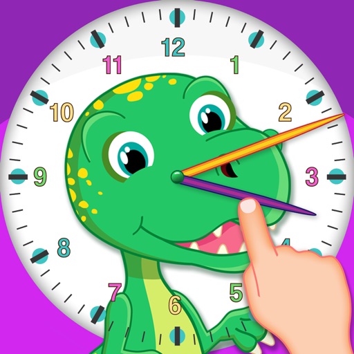 Telling Time Clock Games for Kids to Read Clocks Icon