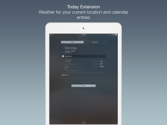 Fresh Air - Hyperlocal Weather & NOAA Radar Map iPad screenshot 5