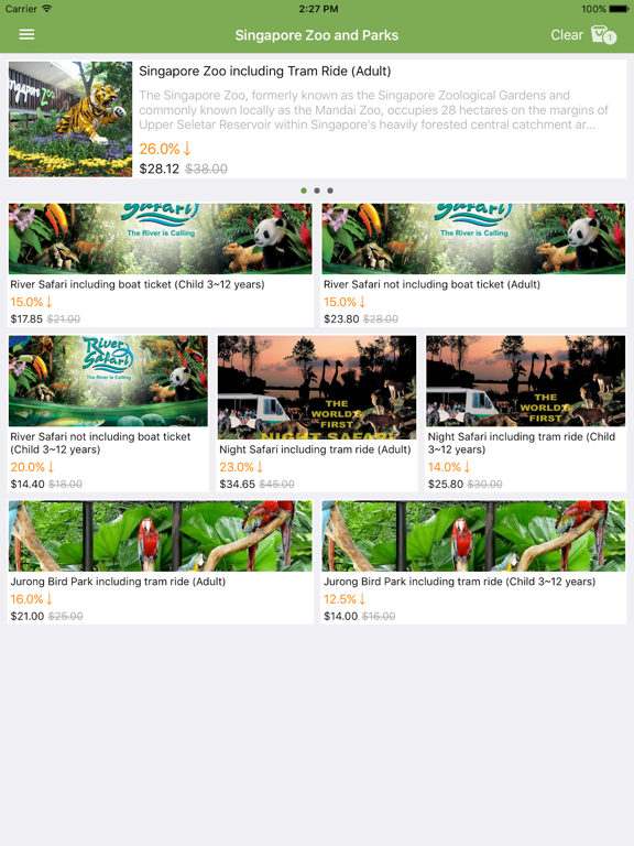 Screenshot #6 pour Singapore Attractions Tickets Discount