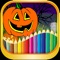 Preschool Halloween Coloring page