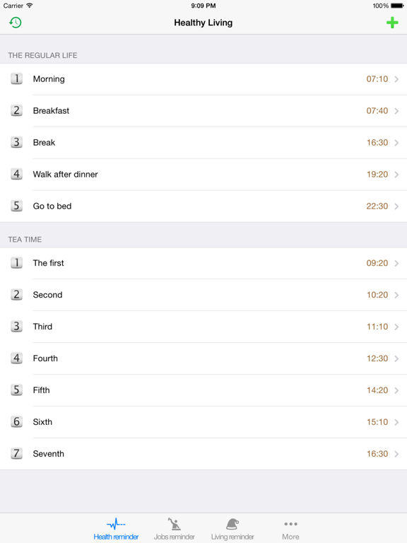 Daily Alert - reminders chime