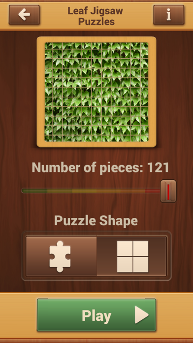 Leaf Puzzle Games - Real Picture Jigsaw Puzzles iPhone screenshot