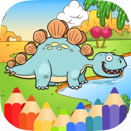 Dinosaur Pages de coloriage pour les enfants