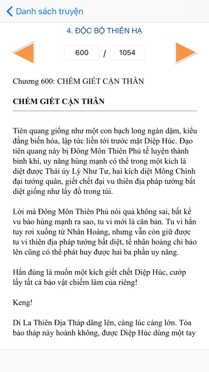 Truyện võ lâm - Truyền kỳ tiên hiệp - Sách Mobile