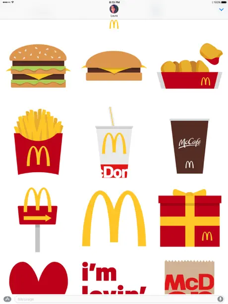 McDonald's Stickers