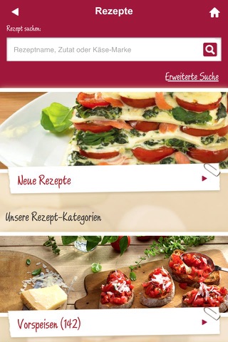 Ich liebe Käse - Rezepte und Käseplatten screenshot 2