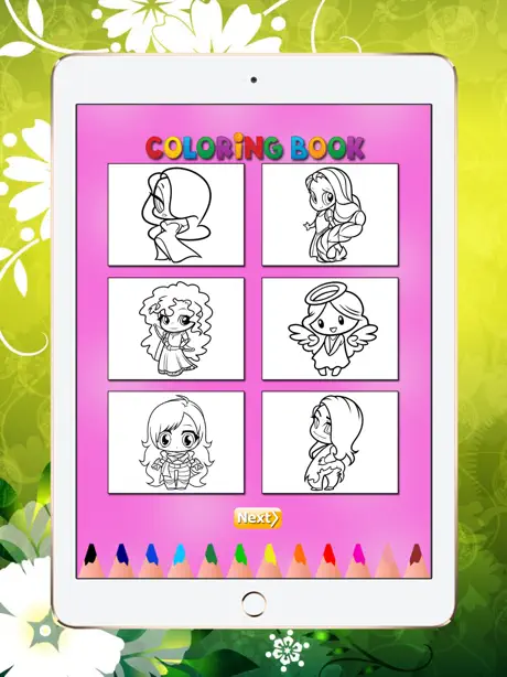 Coloring Book The Girl