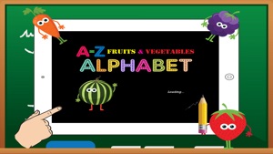 A-Z English Alphabet Kids - Fruits and Vegetables screenshot #1 for iPhone