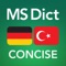 The Dictionary Turkish - German contains around 120,000 headwords and phrases, a comprehensive dictionary that includes extensive coverage of new words