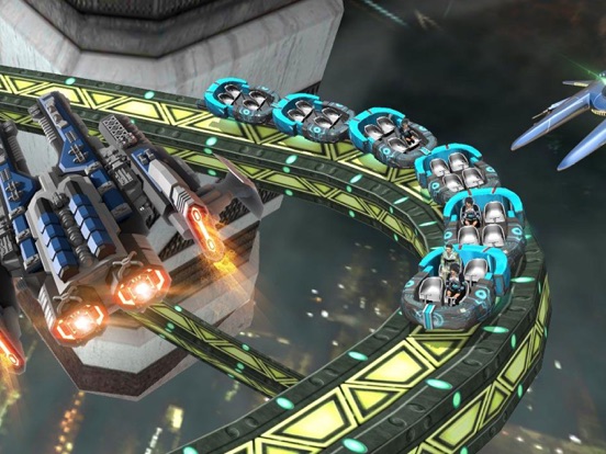 Screenshot #5 pour RollerCoster Simulator Space. Ride The 6 Parck Amusement Theme Mania