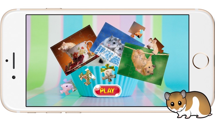 Hamster Jigsaw Puzzles Games for Kids and Toddlers