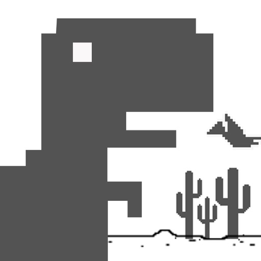 Dinosaur Widget Jumping Steve: 8bit Game by Creative Titans inc.