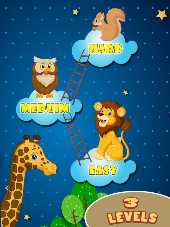 Memory Brain Trainer (Animals) iPad screenshot