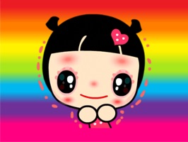 The Rainbow Lady is a sweet girl