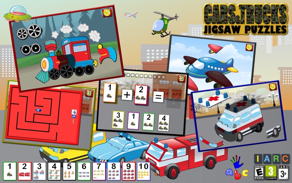 Preschool Car Truck and Engine Jigsaw Puzzle - 1.2 - (macOS)