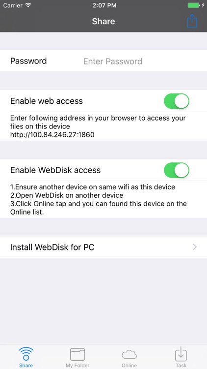 WebDisk screenshot-3