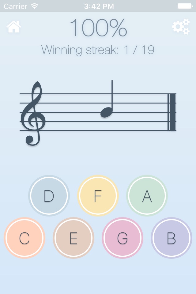 Solfeggio - Note & Key Signature Reading Practice screenshot 2