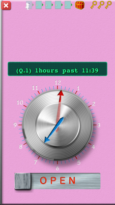 Safecracker in analog clock[Free] screenshot 1