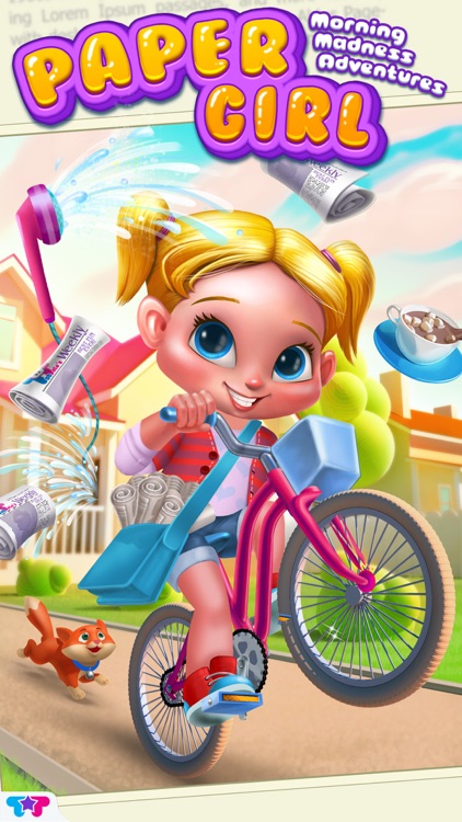 Paper Girl Crazy Day screenshot-0