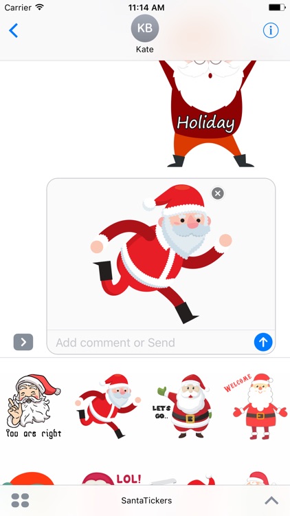 Santa Stickers - Santa Claus Stickers for iMessage