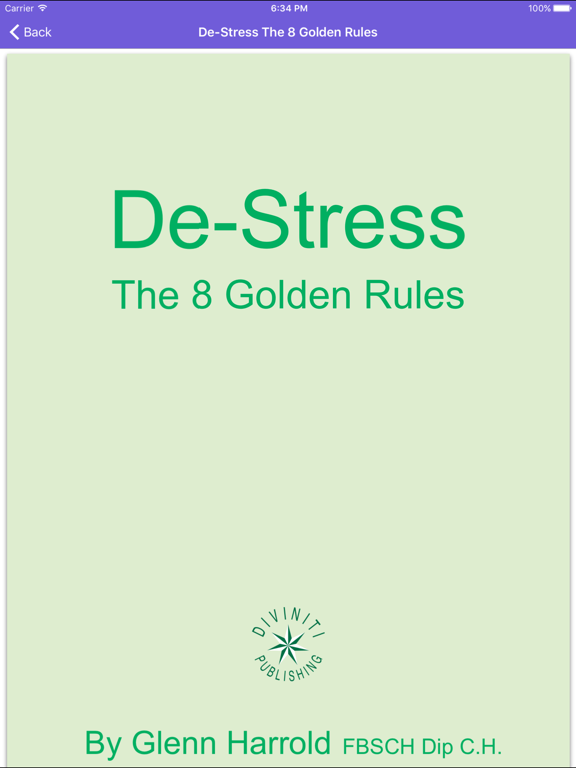 Pain Control Hypnosis by Glenn Harrold iPad screenshot 5 - Lifestyle app